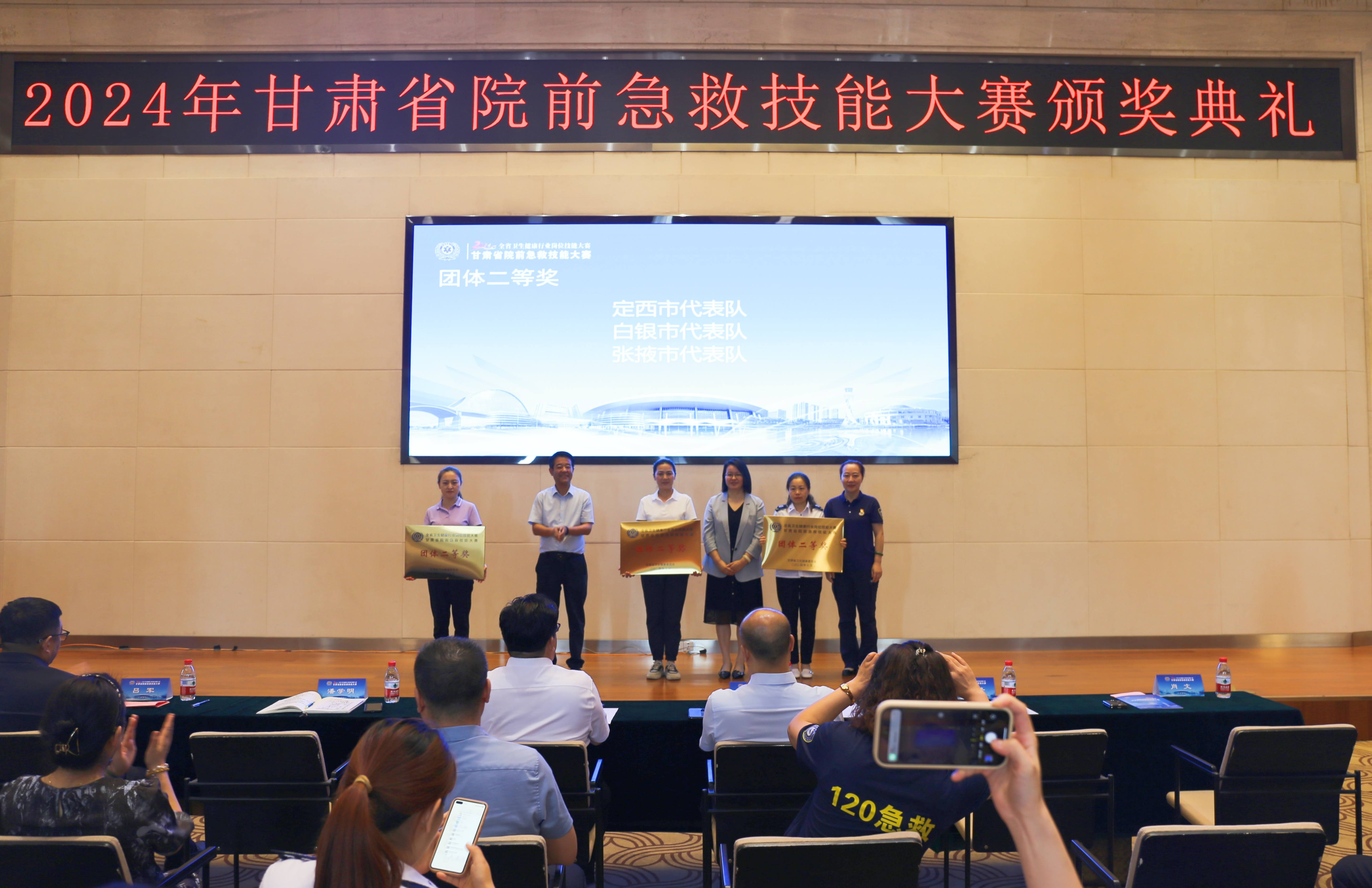 2024年甘肅省院前急救技能大賽圓滿結(jié)束