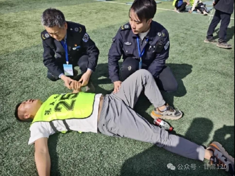 中心圓滿完成公務(wù)員省直考區(qū)體能測評醫(yī)療保障工作